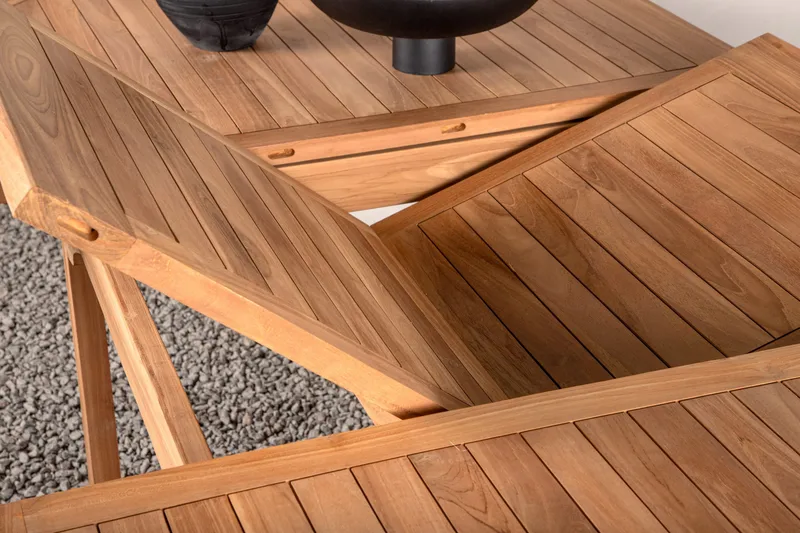 Kenya Forlengningsbart Spisebord 180-240 cm - Svart - Hagemøbler & utemiljø - Hagebord - Spisebord ute