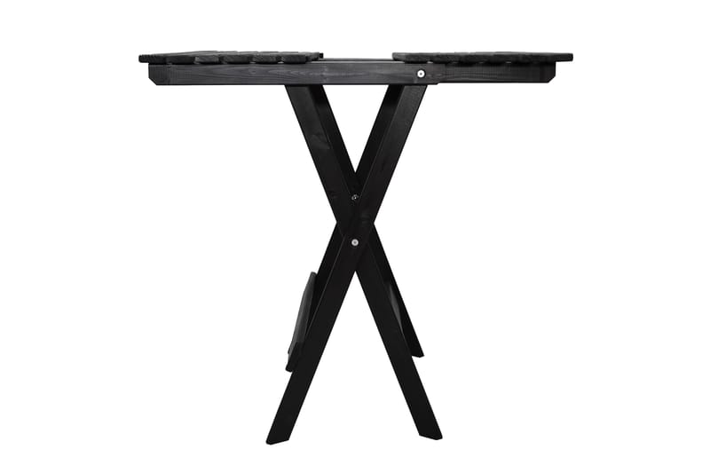 Klaffebord Edilma 65 cm - Kaffesvart - Spisebord ute
