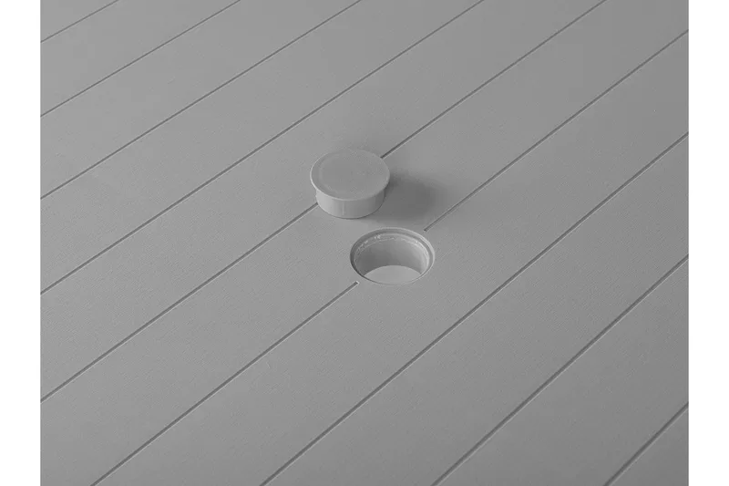 Knockytoul Hagebord 140x80 cm - Grå - Hagemøbler & utemiljø - Hagebord - Spisebord ute