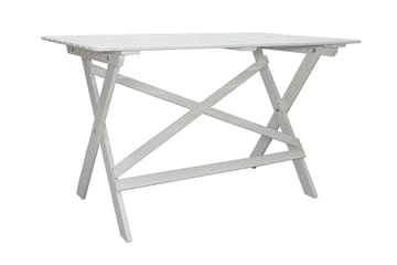 Larios Spisebord 126 cm - Hvit - Hagemøbler & utemiljø - Hagebord - Spisebord ute