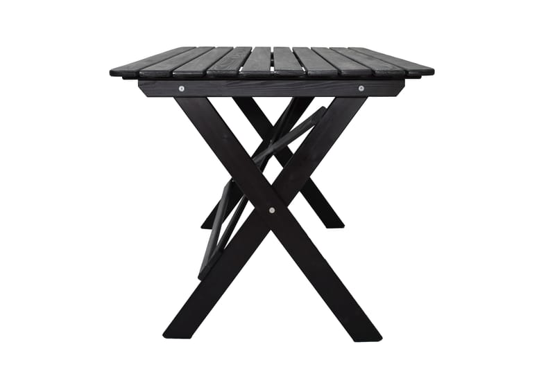 Larios Spisebord 126 cm - Svart - Hagemøbler & utemiljø - Hagebord - Spisebord ute