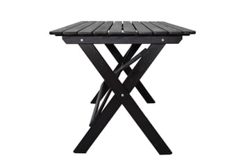Larios Spisebord 126 cm - Svart - Hagemøbler & utemiljø - Hagebord - Spisebord ute