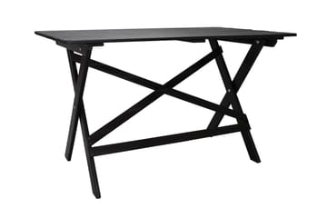 Larios Spisebord 126 cm - Svart - Hagemøbler & utemiljø - Hagebord - Spisebord ute