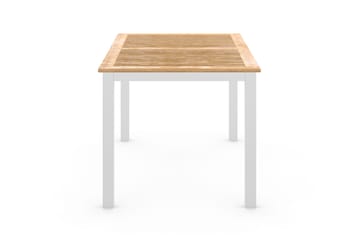 Las Vegas Uttrekkbart Spisebord Utendørs 152-210x90 cm - Hvit/Teak - Hagemøbler & utemiljø - Hagebord - Spisebord ute