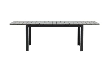 Levels Forlengningsbart Spisebord 160-240 cm Grå/Svart - Venture Home - Hagemøbler & utemiljø - Hagebord - Spisebord ute