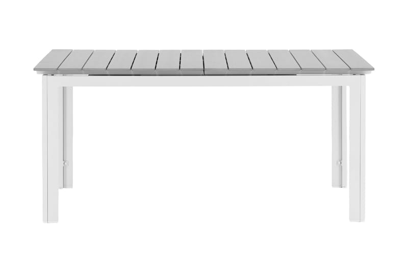 Levels Forlengningsbart Spisebord 160-240 cm - Hvit/Grå - Hagemøbler & utemiljø - Hagebord - Spisebord ute