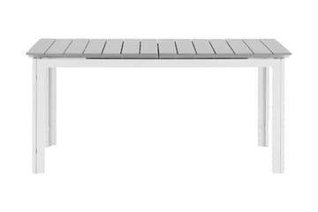 Levels Forlengningsbart Spisebord 160-240 cm - Hvit/Grå - Hagemøbler & utemiljø - Hagebord - Spisebord ute