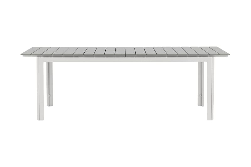 Levels Forlengningsbart Spisebord 224-324 cm - Grå/Hvit - Hagemøbler & utemiljø - Hagebord - Spisebord ute