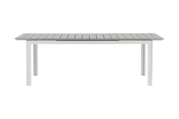Levels Forlengningsbart Spisebord 224-324 cm - Grå/Hvit - Hagemøbler & utemiljø - Hagebord - Spisebord ute