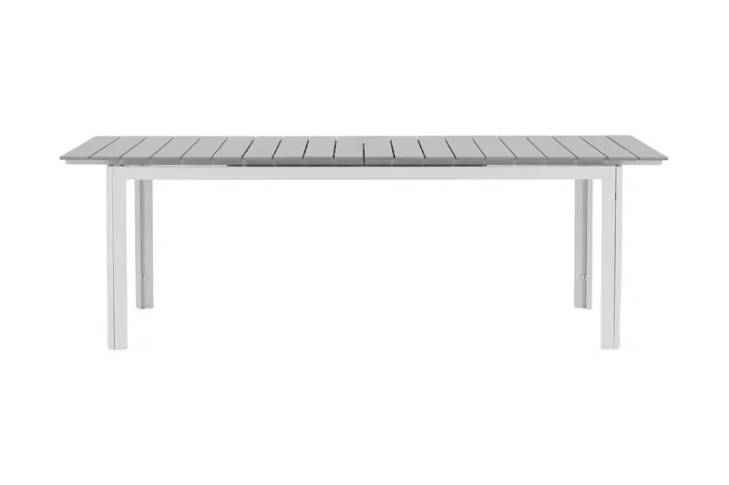 Levels Forlengningsbart Spisebord 224-324 cm - Grå/Hvit - Hagemøbler & utemiljø - Hagebord - Spisebord ute