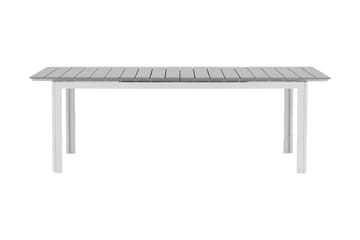 Levels Forlengningsbart Spisebord 224-324 cm - Grå/Hvit - Hagemøbler & utemiljø - Hagebord - Spisebord ute