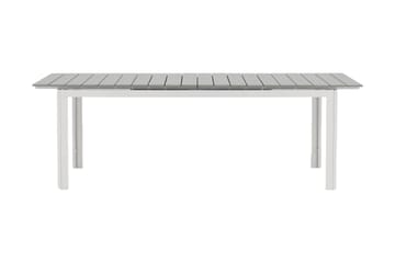 Levels Forlengningsbart Spisebord 224-324 cm - Grå/Hvit - Hagemøbler & utemiljø - Hagebord - Spisebord ute