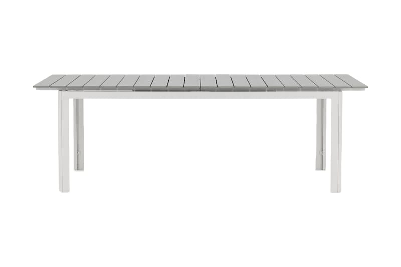 Levels Forlengningsbart Spisebord 224-324 cm - Grå/Hvit - Hagemøbler & utemiljø - Hagebord - Spisebord ute