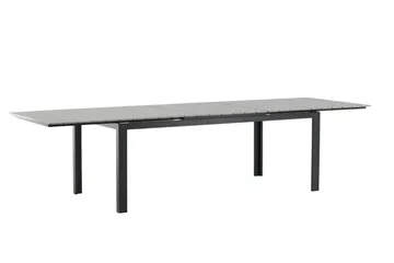 Levels Forlengningsbart Spisebord 224-324 cm - Grå/Svart - Hagemøbler & utemiljø - Hagebord - Spisebord ute