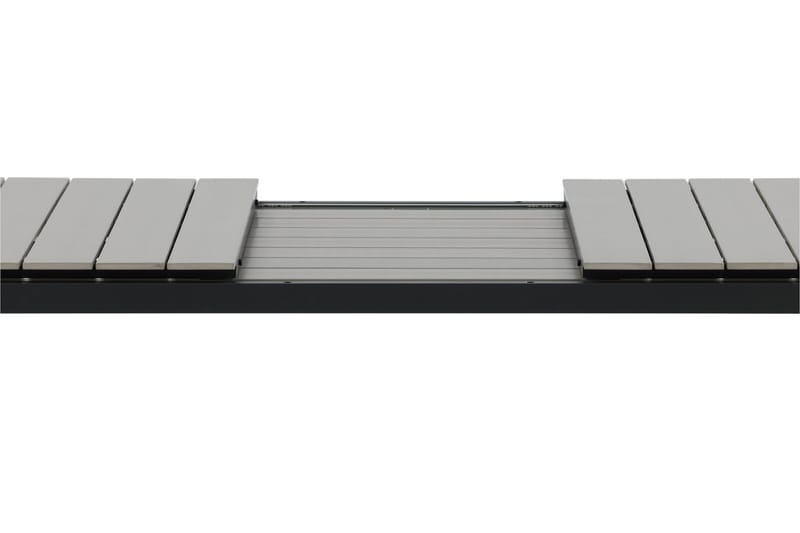 Levels Forlengningsbart Spisebord 224-324 cm - Grå/Svart - Hagemøbler & utemiljø - Hagebord - Spisebord ute