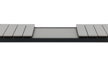 Levels Forlengningsbart Spisebord 224-324 cm - Grå/Svart - Hagemøbler & utemiljø - Hagebord - Spisebord ute