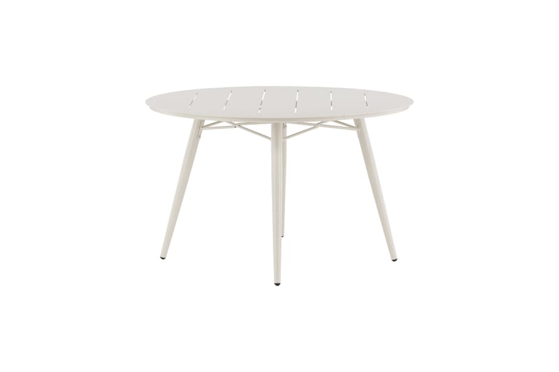 Lina Spisebord 120 cm Rundt - Beige - Hagemøbler & utemiljø - Hagebord - Spisebord ute