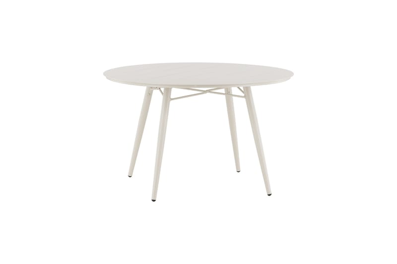 Lina Spisebord 120 cm Rundt - Beige - Hagemøbler & utemiljø - Hagebord - Spisebord ute