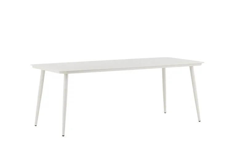 Lina Spisebord 200 cm - Hvit - Hagemøbler & utemiljø - Hagebord - Spisebord ute