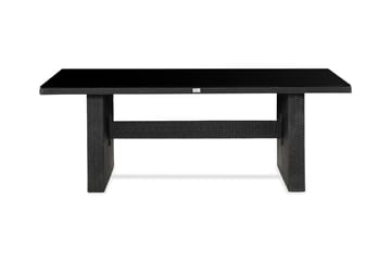 Majestic Spisebord 210x100 cm - Svart - Hagemøbler & utemilj�ø - Hagebord - Spisebord ute