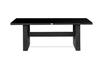 Majestic Spisebord 210x100 cm - Svart - Hagemøbler & utemiljø - Hagebord - Spisebord ute