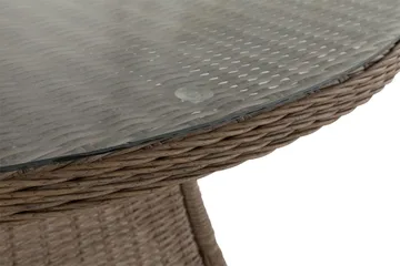 Marcus Spisebord 140 cm Rundt - Natur - Hagemøbler & utemiljø - Hagebord - Spisebord ute