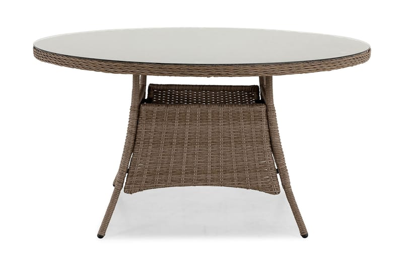 Marcus Spisebord 140 cm Rundt - Natur - Hagemøbler & utemiljø - Hagebord - Spisebord ute
