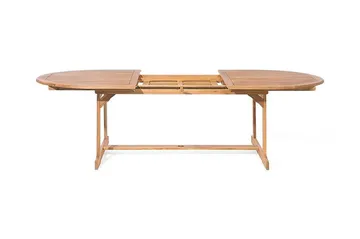 Maui Bord 220 cm - Tre / Natur - Hagemøbler & utemiljø - Hagebord - Spisebord ute