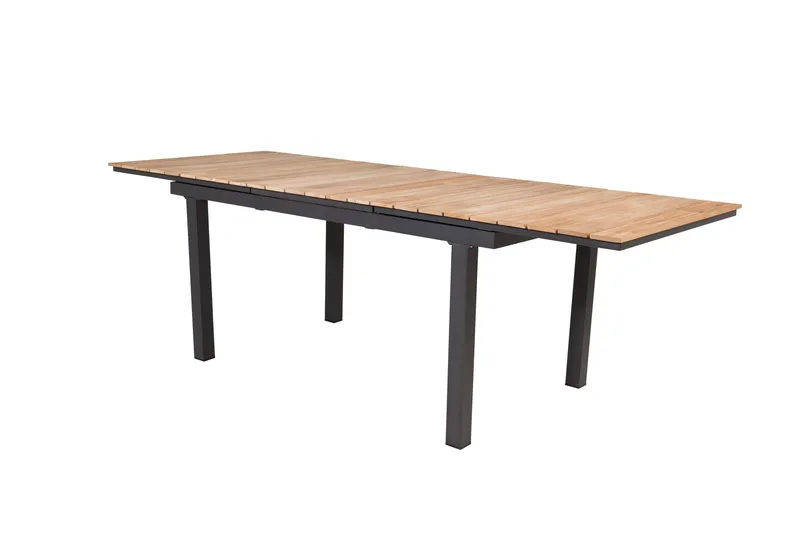 Mexico Forlengningsbart Spisebord 160-240 cm Brun/Svart - Venture Home - Hagemøbler & utemiljø - Hagebord - Spisebord ute