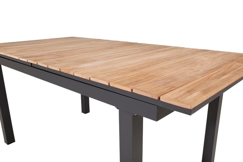 Mexico Forlengningsbart Spisebord 160-240 cm Brun/Svart - Venture Home - Hagemøbler & utemiljø - Hagebord - Spisebord ute