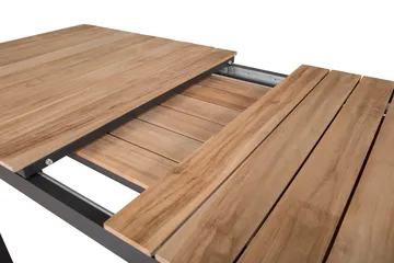 Mexico Forlengningsbart Spisebord 160-240 cm Brun/Svart - Venture Home - Hagemøbler & utemiljø - Hagebord - Spisebord ute