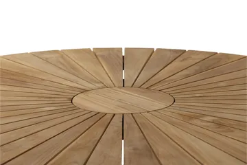 Mexico Spisebord Rundt 140 cm Brun/Svart - Venture Home - Hagemøbler & utemiljø - Hagebord - Spisebord ute