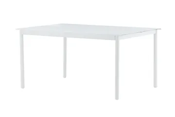 Modena Spisebord 150 cm - Hvit/grå - Hagemøbler & utemiljø - Hagebord - Spisebord ute