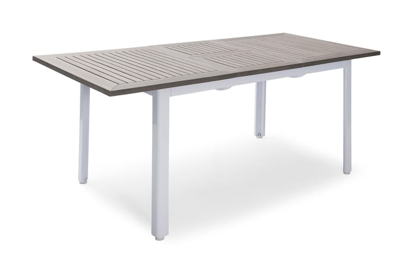 NYDALA BORD 90x150-200 cm - Hvit|grå - Spisebord ute