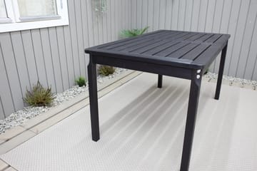 Olivio Spisebord 135x77 cm - Svart - Hagemøbler & utemiljø - Hagebord - Spisebord ute