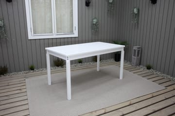 Olivo Fasta Spisebord 135 cm Hvit - Hagemøbler & utemiljø - Hagebord - Spisebord ute