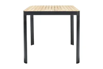Portals bord 95 cm - Svart/Tre - Hagemøbler & utemiljø - Hagebord - Spisebord ute