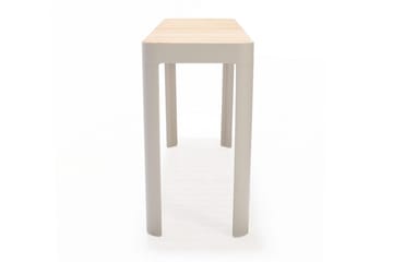 Portals Spisebord 143 cm - Hvit/Tre - Hagemøbler & utemiljø - Hagebord - Spisebord ute