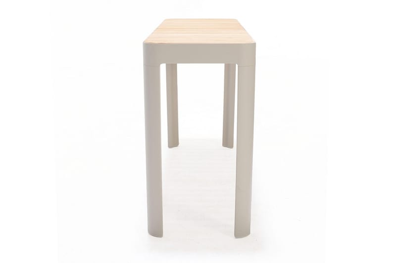 Portals Spisebord 143 cm - Hvit/Tre - Hagemøbler & utemiljø - Hagebord - Spisebord ute