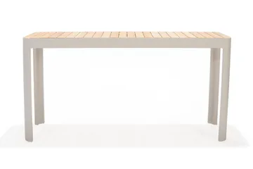 Portals Spisebord 143 cm - Hvit/Tre - Hagemøbler & utemiljø - Hagebord - Spisebord ute