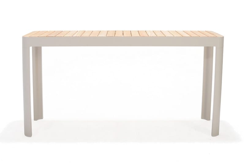 Portals Spisebord 143 cm - Hvit/Tre - Hagemøbler & utemiljø - Hagebord - Spisebord ute