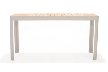 Portals Spisebord 143 cm - Hvit/Tre - Hagemøbler & utemiljø - Hagebord - Spisebord ute