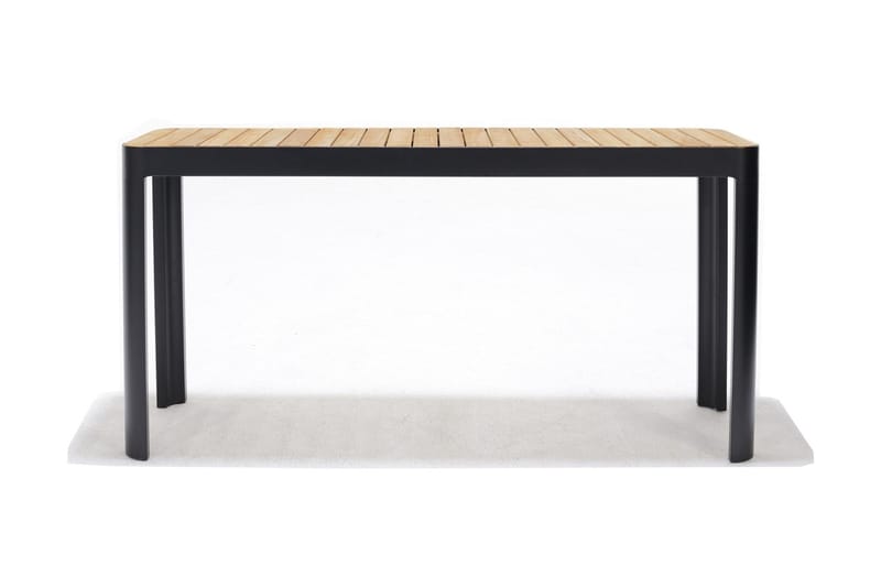 Portals Spisebord 143 cm - Svart/Tre - Hagemøbler & utemiljø - Hagebord - Spisebord ute