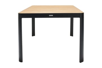 Portals Spisebord 161 cm - Svart/Tre - Hagemøbler & utemiljø - Hagebord - Spisebord ute