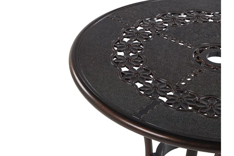 Radogna Spisebord 65 cm Rundt - Brun - Hagemøbler & utemiljø - Hagebord - Spisebord ute