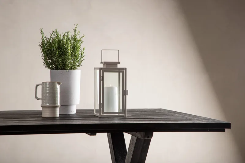 Rives Spisebord 200 cm - Svart - Hagemøbler & utemiljø - Hagebord - Spisebord ute