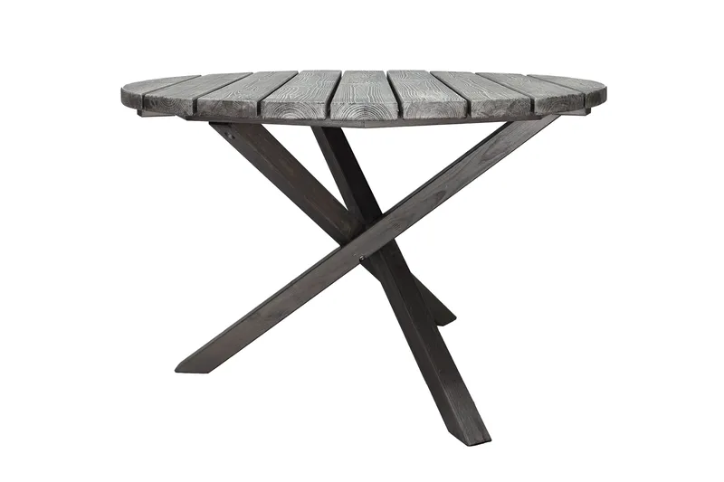 Scottsdale Fasta Spisebord 112 cm Rundt Shabby Chic - KWA - Hagemøbler & utemiljø - Hagebord - Spisebord ute