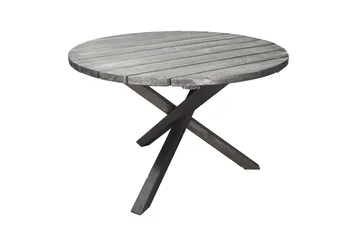 Scottsdale Fasta Spisebord 112 cm Rundt Shabby Chic - KWA - Hagemøbler & utemiljø - Hagebord - Spisebord ute