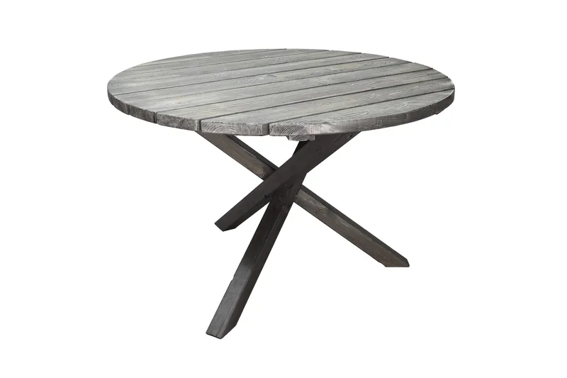 Scottsdale Fasta Spisebord 112 cm Rundt Shabby Chic - KWA - Hagemøbler & utemiljø - Hagebord - Spisebord ute