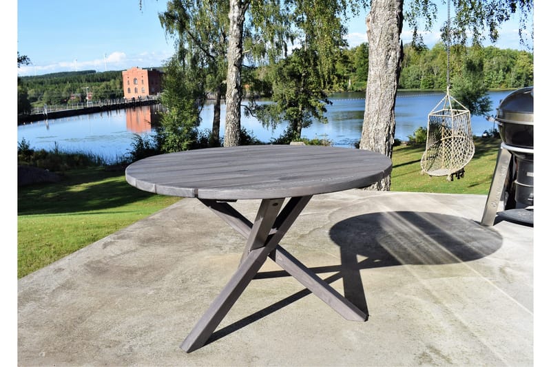 Scottsdale Fasta Spisebord 112 cm Rundt Shabby Chic, KWA